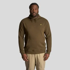 Lyle And Scott Pullover Hoodie in Brown
