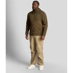 Lyle And Scott Pullover Hoodie in Brown