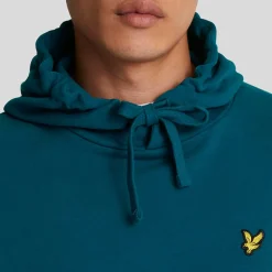 Lyle And Scott Pullover Hoodie in Navy