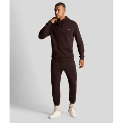 Lyle And Scott Pullover Hoodie in Brown