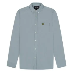 Lyle And Scott Regular Fit Light Weight Oxford Shirt in Blue