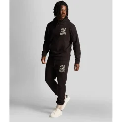 Lyle And Scott Ripple Logo Joggers in Black