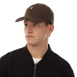 Lyle And Scott Ripstop Baseball Cap in olive