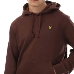 Lyle And Scott Scattered Eagles Graphic Hoodie in Red