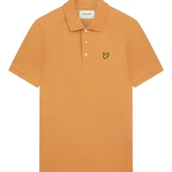 Lyle And Scott Short Sleeve Polo Shirt in Yellow