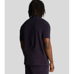 Lyle And Scott Towelling Polo Shirt in Navy
