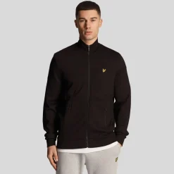 Lyle And Scott Track Jacket in Black