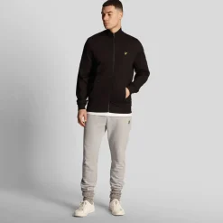 Lyle And Scott Track Jacket in Black