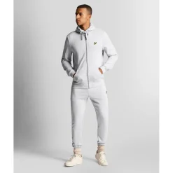 Lyle And Scott Zip Through Hoodie in Grey