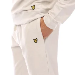 Lyle And Scott Zip Through Hood And Pants Lounge Set in White