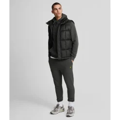 Lyle And Scott Zip Through Hoodie in Gunmetal