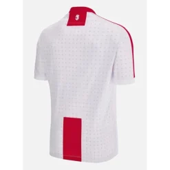 Macron Georgia Home Shirt 2023 Adults in White