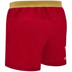 Macron Welsh Pathfinder Rugby Union Shorts 2024 Adults in Red