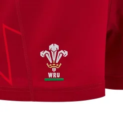 Macron Welsh Pathfinder Rugby Union Shorts 2024 Adults in Red