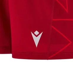 Macron Welsh Pathfinder Rugby Union Shorts 2024 Adults in Red
