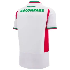 Macron Welsh Rugby Union Authentic Away Shirt 2024 Adults in White