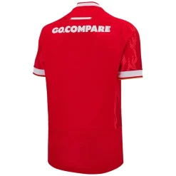 Macron Welsh Rugby Union Home Shirt 2024 Adults in Red