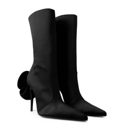 Magda Butrym Flower Boots in Black