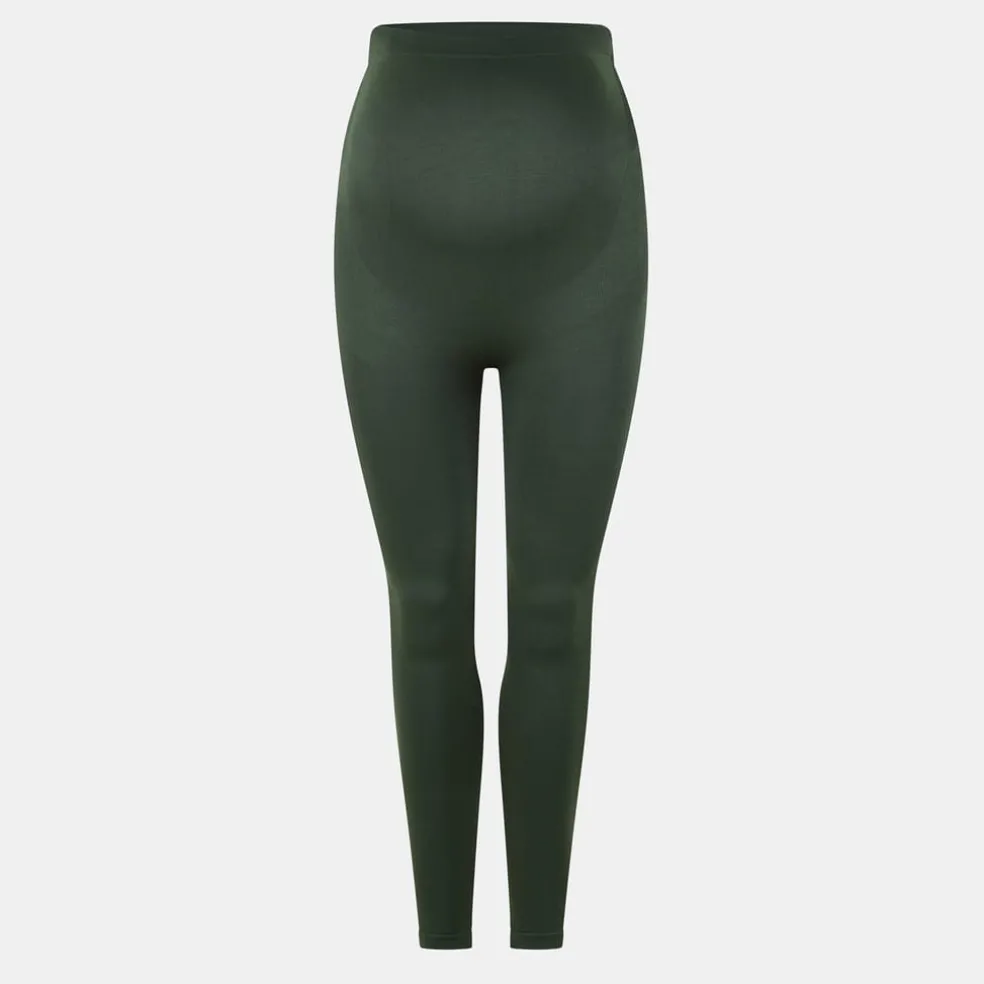 Mamalicious Knit Leggings in Green