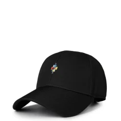 Marcelo Burlon Baseball Cap with Logo in Black