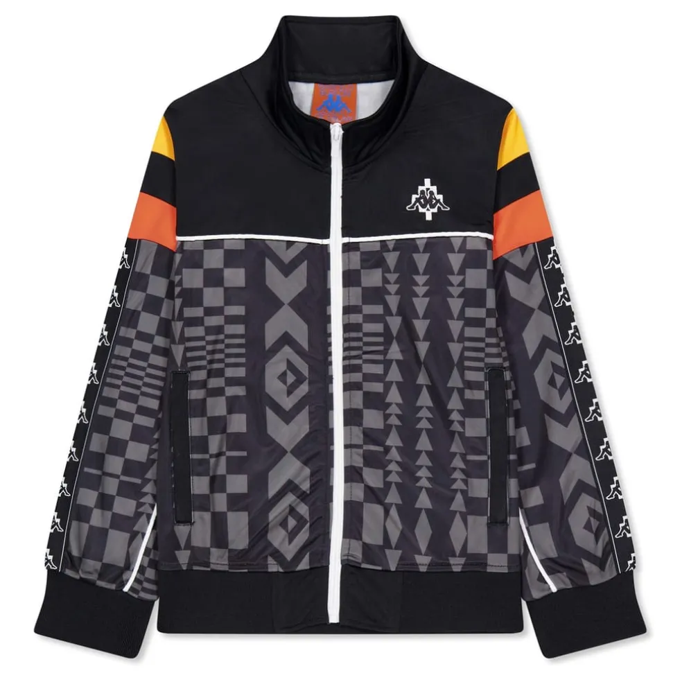 Marcelo Burlon Marcelo High Neck Track Jacket in Black