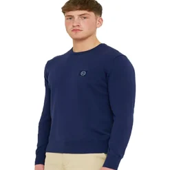 Marshall Artist Siren Hooded Regular Fit Sweatshirt in Blue