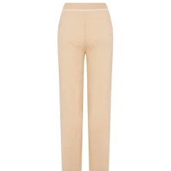 Max Mara Studio Siri Knitted Trousers in Beige