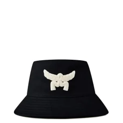 MCM Essential Logo Bucket Hat in Blue