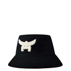 MCM Essential Logo Bucket Hat in Blue