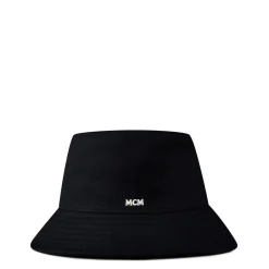MCM Essential Logo Bucket Hat in Blue