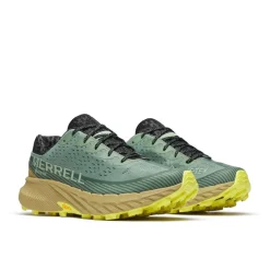 Merrell Agility5 Low Top Flat Heel Sneakers in Green