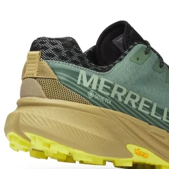 Merrell Agility5 Low Top Flat Heel Sneakers in Green