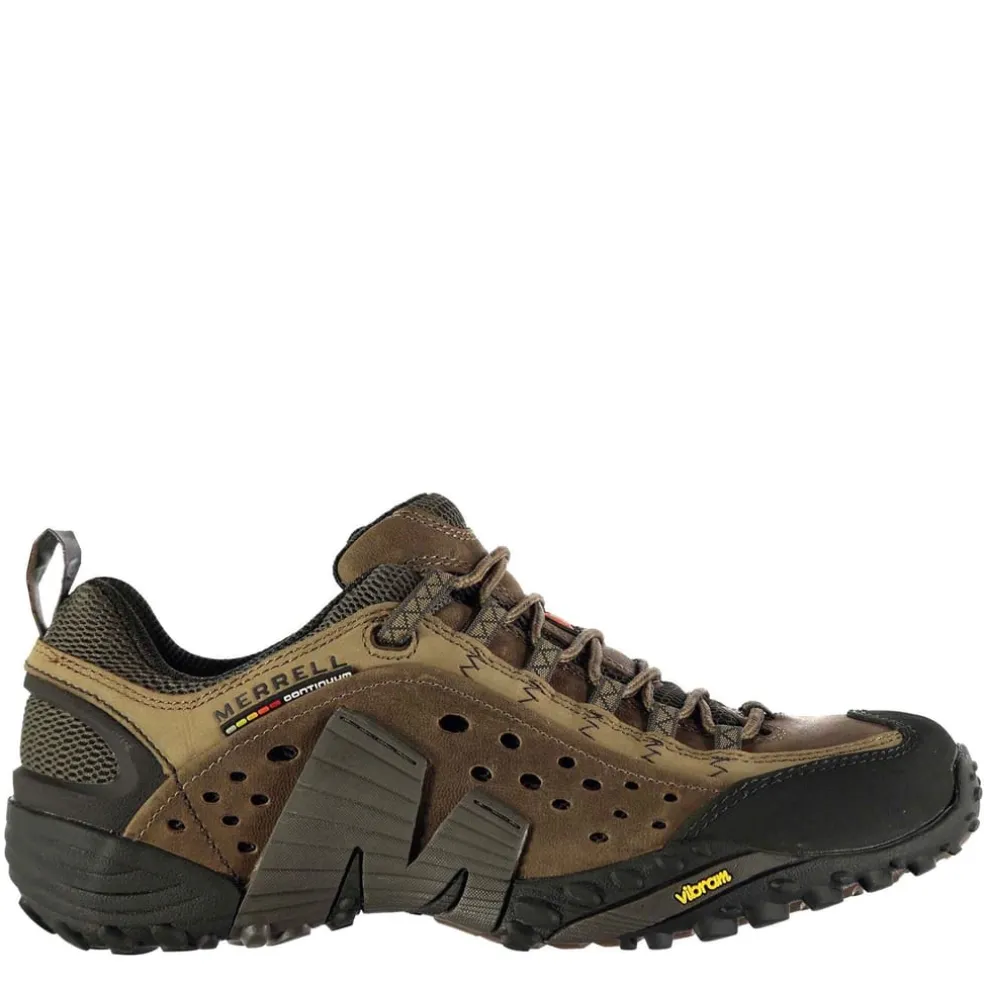 Merrell Mens Intercept Non Waterproof Walking Shoes in Brown