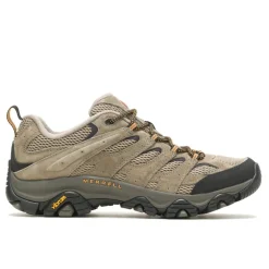 Merrell Mens Moab 3 Hiking Shoe in Beige