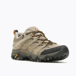 Merrell Mens Moab 3 Hiking Shoe in Beige