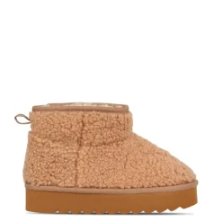 Miso Borg Ankle Flatform Boots in Brown