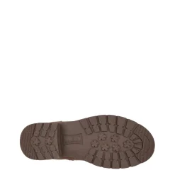 Miso Cara Block Heel Motorcycle Boots in Brown