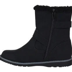 Miso Faith Child Girls Biker Boots in Black