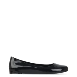 Miso Jelly Ballet Flat Pumps in Black