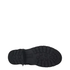 Miso Ruby Block Heel Motorcycle Boots in Black