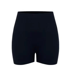 Miso Womens High Waisted 3 Inch Shorts in Black