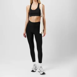Miso Womens Honeycomb Leggings in Black