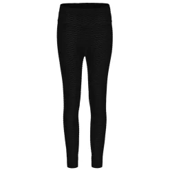 Miso Womens Honeycomb Leggings in Black