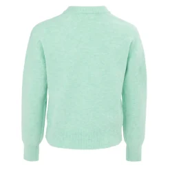 Miso Womens Spandex Button Cardigan in Green