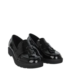 Miso Womens Tassi Loafers in Black