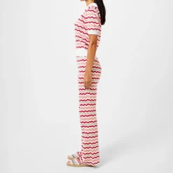 Missoni Chevron Espadrilles in Cream