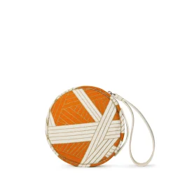 Missoni Nastri Bty Geometric Pouch in Orange