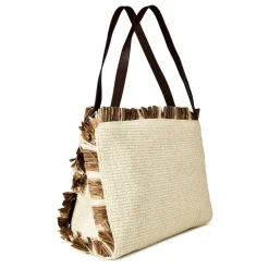 Missoni Tote Logo md in Beige