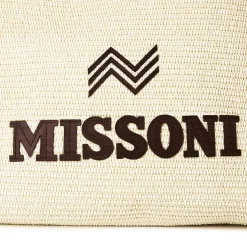 Missoni Tote Logo md in Beige