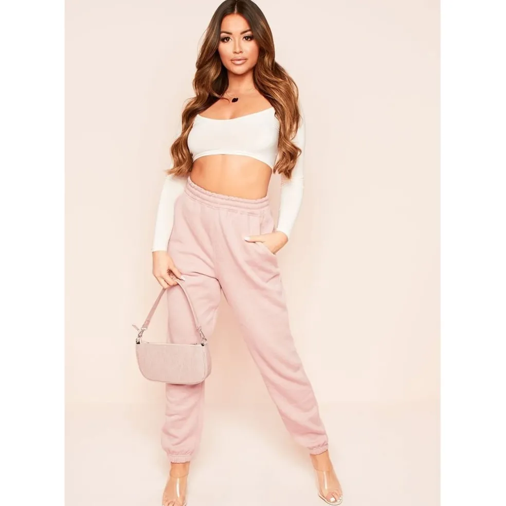 Missy Empire Joggers in Pink